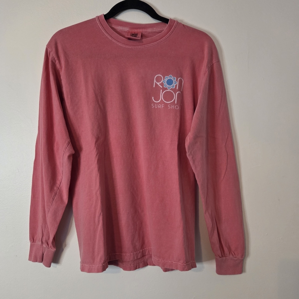 Ron Jon Pink Long Sleeve Shirt Medium